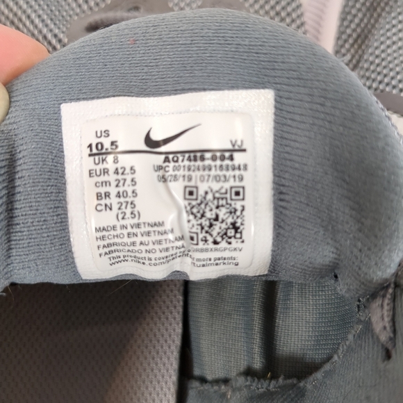 Nike Downshifter 9 Women's Gray Running Shoes, Size 10.5 - Picture 12 of 12